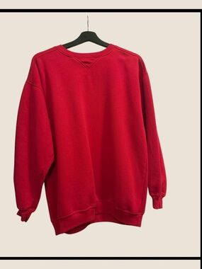 Jennifer Moore Red Crewneck Sweatshirt Women’s Size M